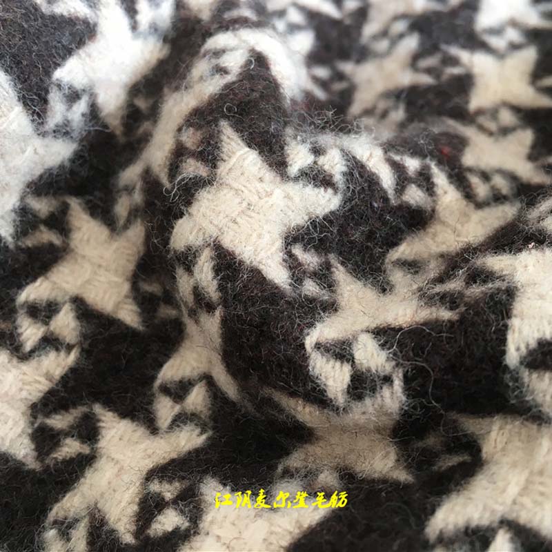 風(fēng)車呢風(fēng)車格子呢咪咪格50%毛化纖600克風(fēng)車呢